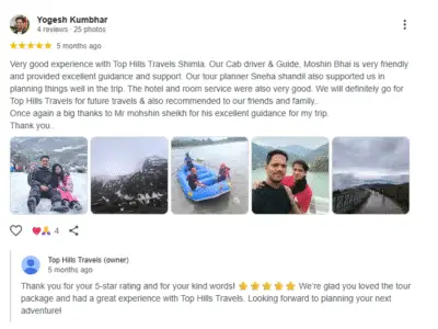 reviews of top hills travels