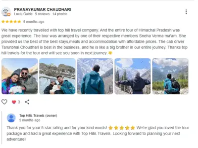 reviews of top hills travels